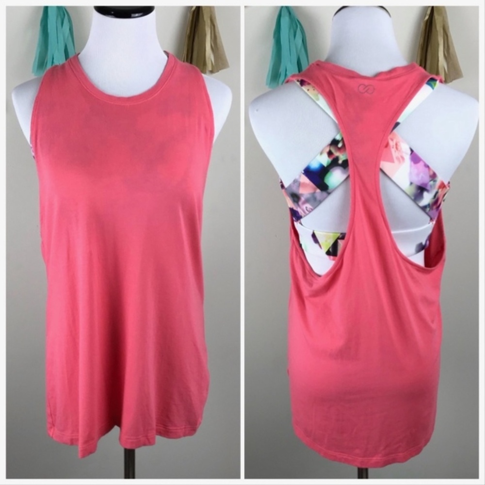 CALIA by Carrie Underwood 2 in 1 Workout Top